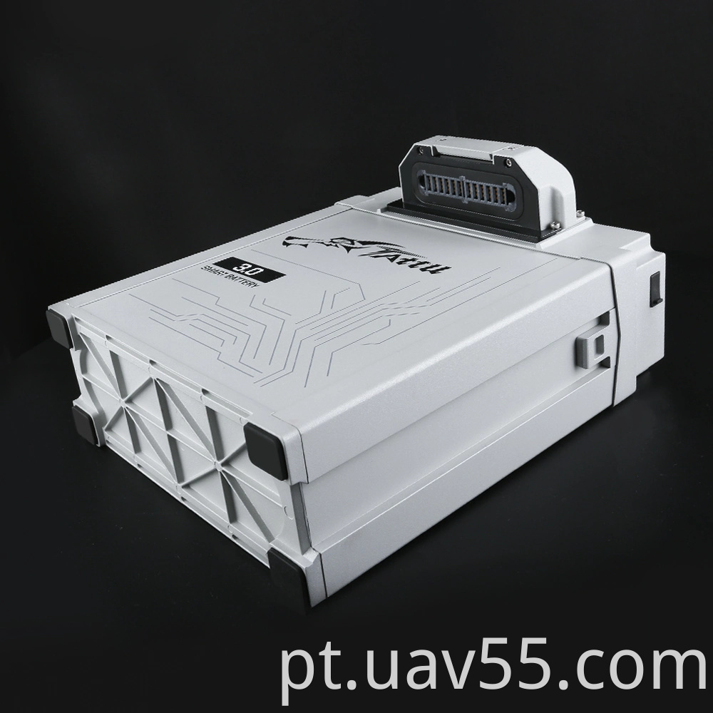 Tattu 28000mAh 3.0 25c 58,8V 14S Bateria Smart Battery Battery com plugue AS150U para drone agrícola